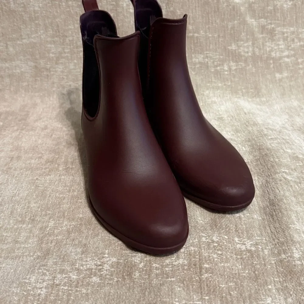 J. Crew Matte Chelsea rain boots
